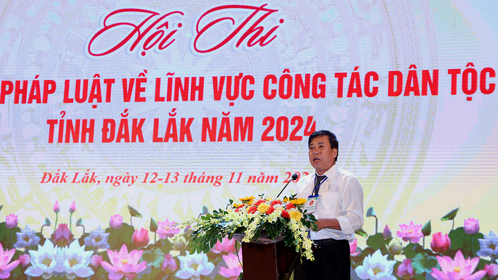 Hội thi tìm hiểu pháp luật về lĩnh vực công tác dân tộc năm 2024