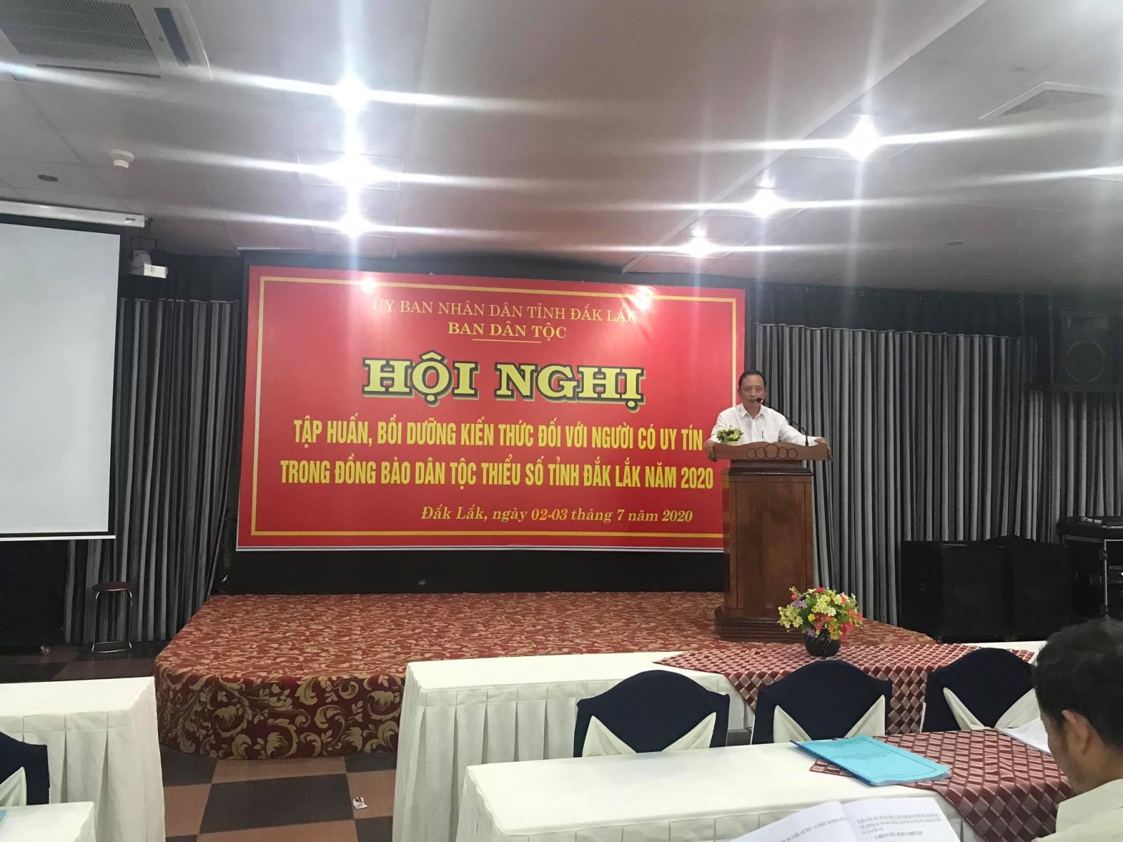 Hội nghị tập huấn bồi dưỡng kiến thức đối với người có uy tín trong đồng bào dân tộc thiểu số tỉnh Đắk Lắk năm 2020