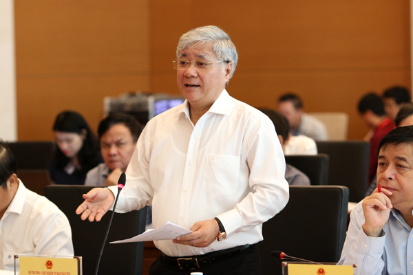 Bộ trưởng, Chủ nhiệm Đỗ Văn Chiến giải trình trước Hội đồng Dân tộc Quốc hội về chính sách hỗ trợ đất ở, đất sản xuất, nước sinh hoạt cho đồng bào dân tộc thiểu số