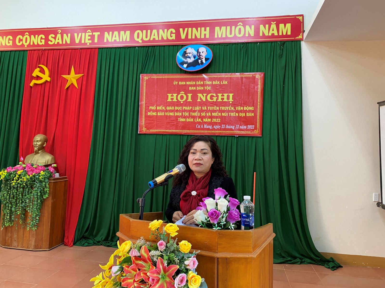 Tổ chức Hội nghị phổ biến, giáo dục pháp luật và tuyên truyền, vận động đồng bào dân tộc thiểu số trên địa bàn tỉnh Đắk Lắk năm 2022