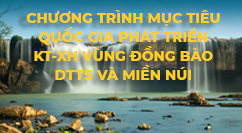 Chương trình mục tiêu quốc gia phát triển KT-XH vù