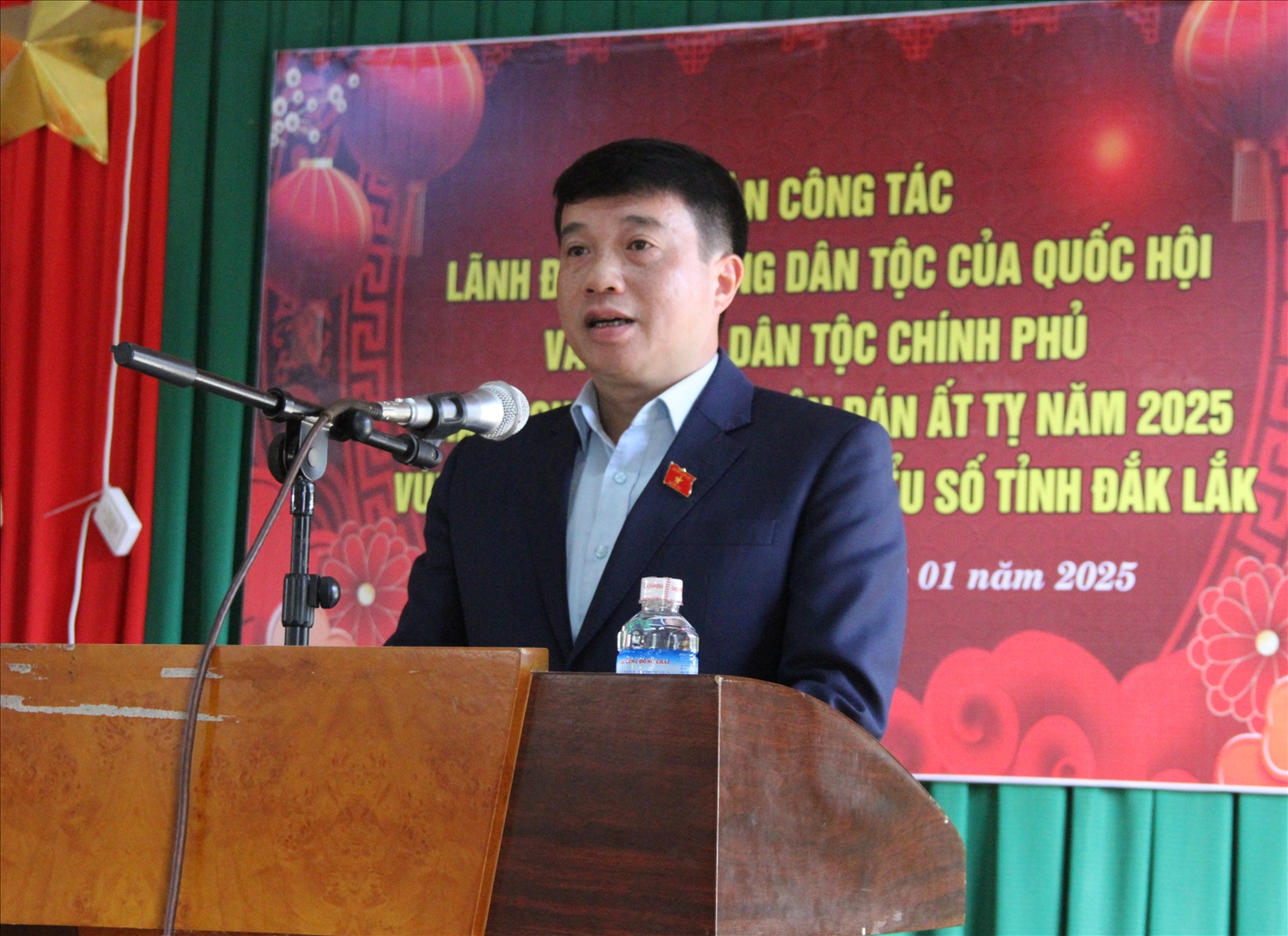 Hội đồng Dân tộc Quốc hội và Uỷ ban Dân tộc Chính phủ thăm, chúc Tết tại huyện Buôn Đôn, tỉnh Đắk Lắk