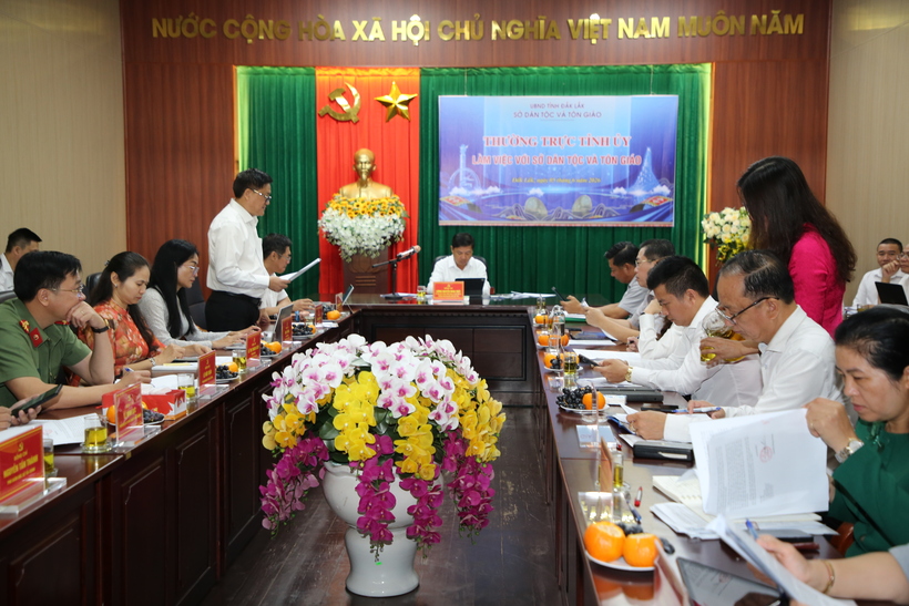 Bí thư Tỉnh ủy Lương Nguyễn Minh Triết: Nâng cao hiệu quả công tác dân tộc, tôn giáo trong tình hình mới