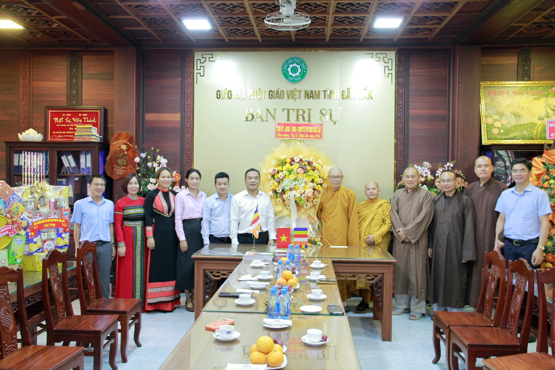 Lãnh đạo tỉnh Đắk Lắk thăm, chúc mừng các cơ sở Phật giáo dịp Đại lễ Phật đản